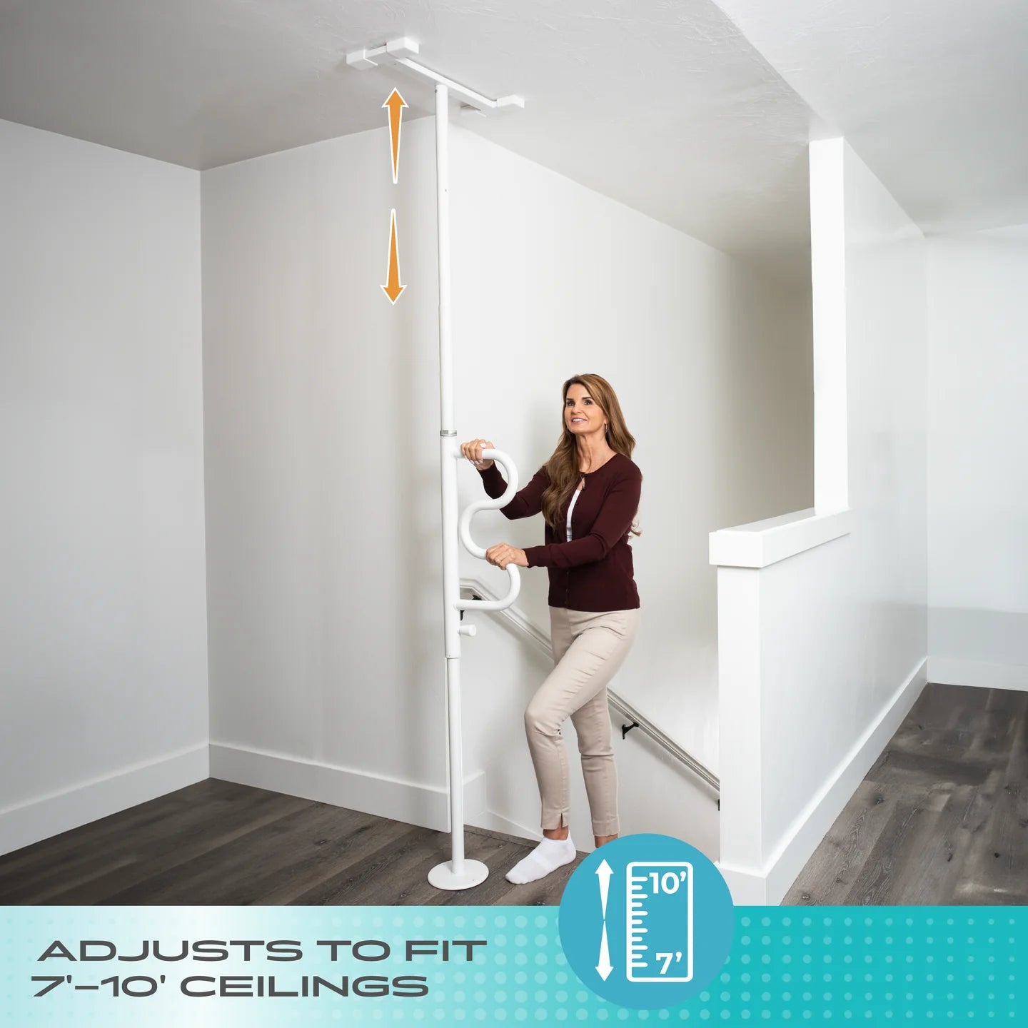 HD Wonder Pole & B bar-White