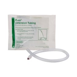 BRD EXT TUBING 18IN FOR LEG BAG, LATEX FREE