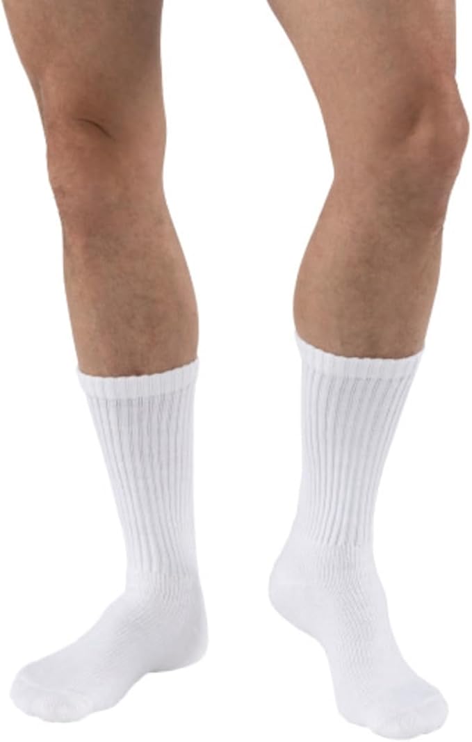 Jobst SensiFoot 8-15mmHg Crew Length Diabetic Stockings Closed Toe