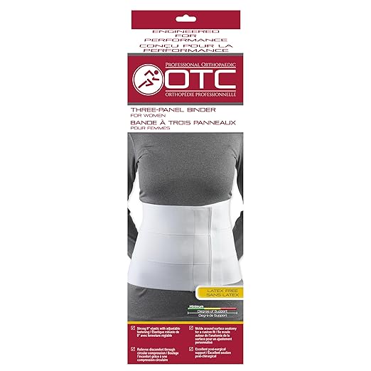 3 panel Elastic Women's Binder 9"