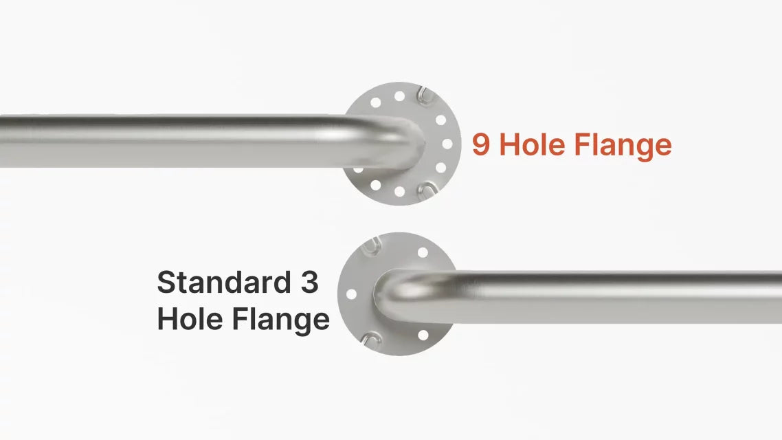 24" Knurled Grab Bar