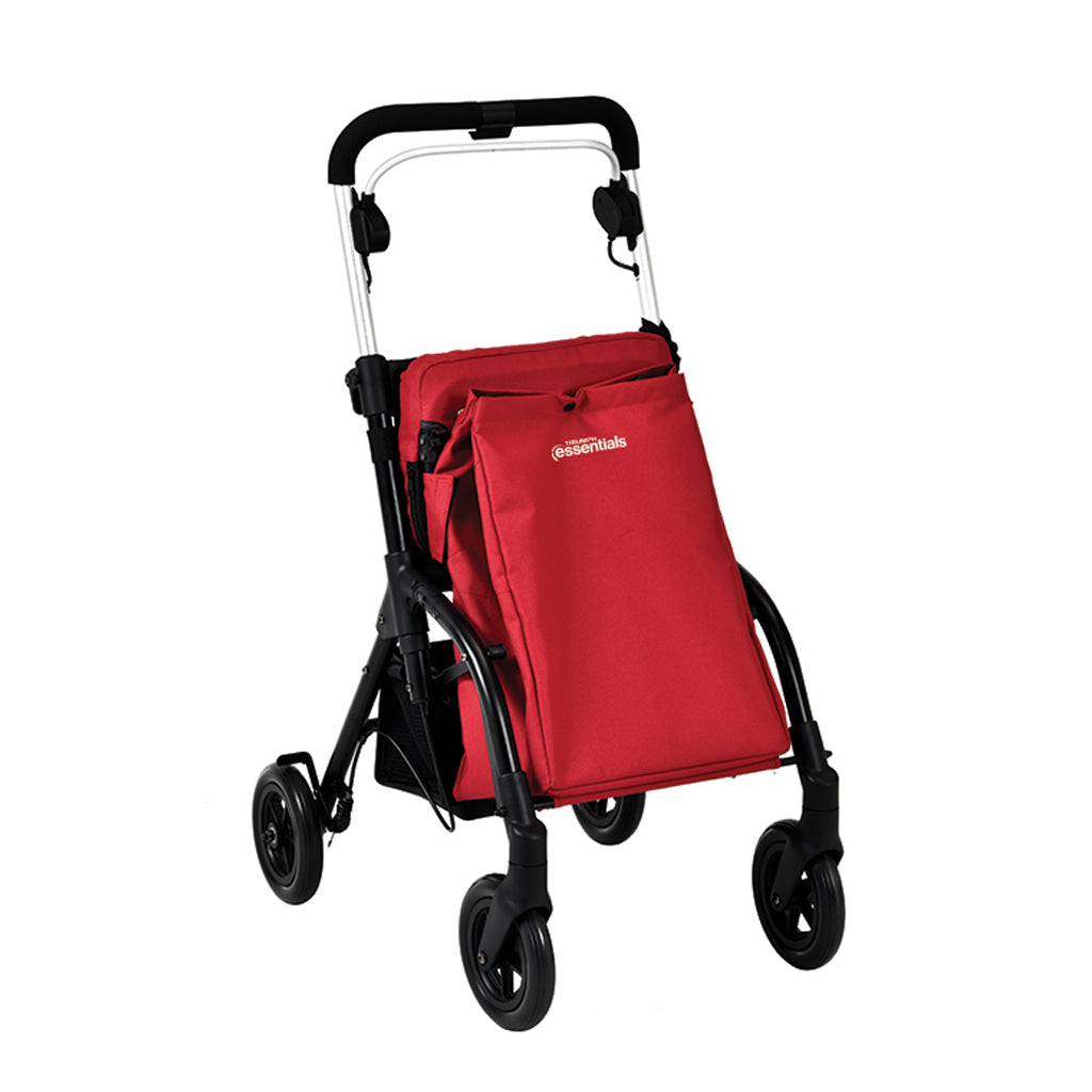 TRIUMPH Essentials Shopping Rollator Black/Red