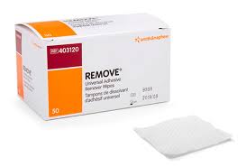SN Adh Remover Wipes
