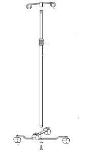 PB IV Pole 4 Leg 2 Hook