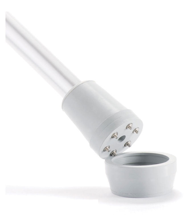 Cane tip with spikes and cap 3/4"