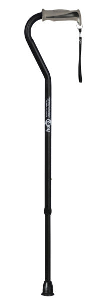 HUGO OFFSET CANE EBONY