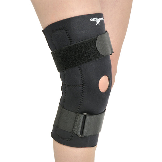 Hinged Knee Brace Patellar Buttress, Open Top