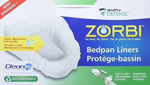 COMMODE LINERS W/ DRAWSTRING