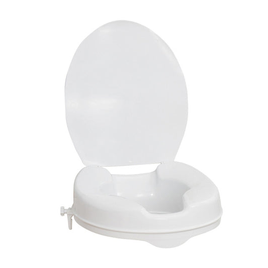 2" Raised Toilet Seat with Lid