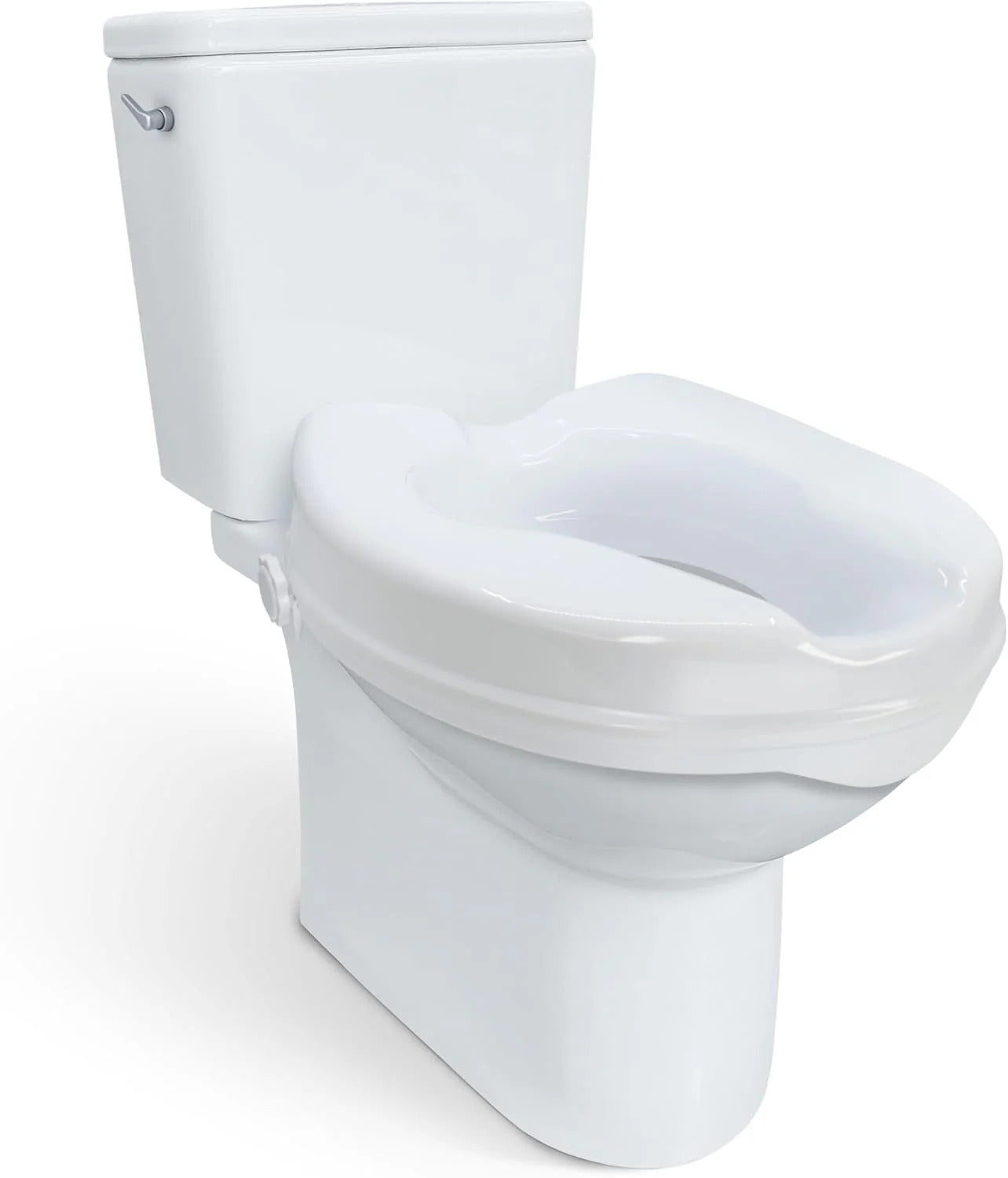 Carex 2" Raised Toilet Seat w/o Lid