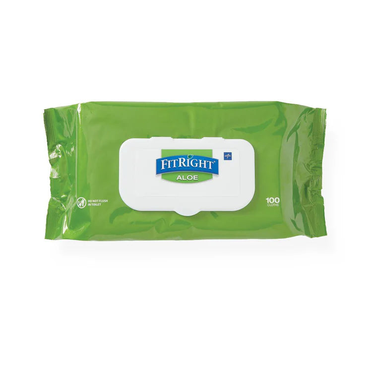 FitRight Aloe Wipe- Unscented