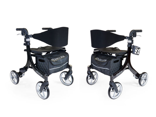 STELLA ROLLATOR - 20" HD - BK
