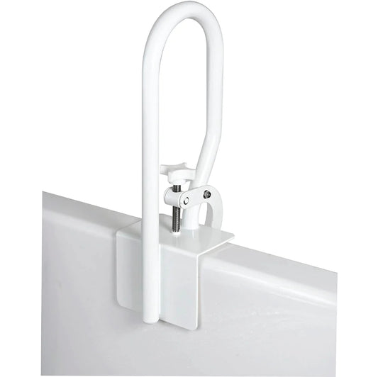 White Bathtub Rail