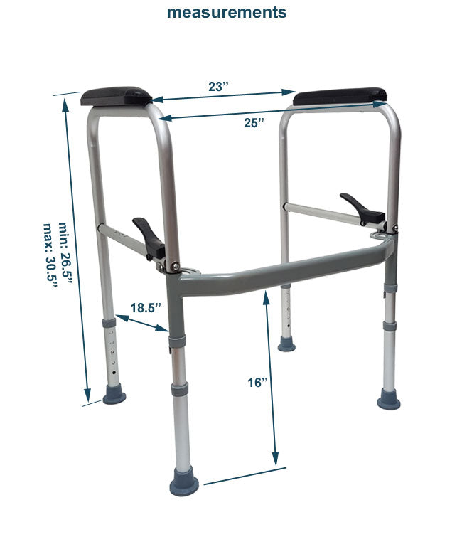 Folding Toilet Safety Frame