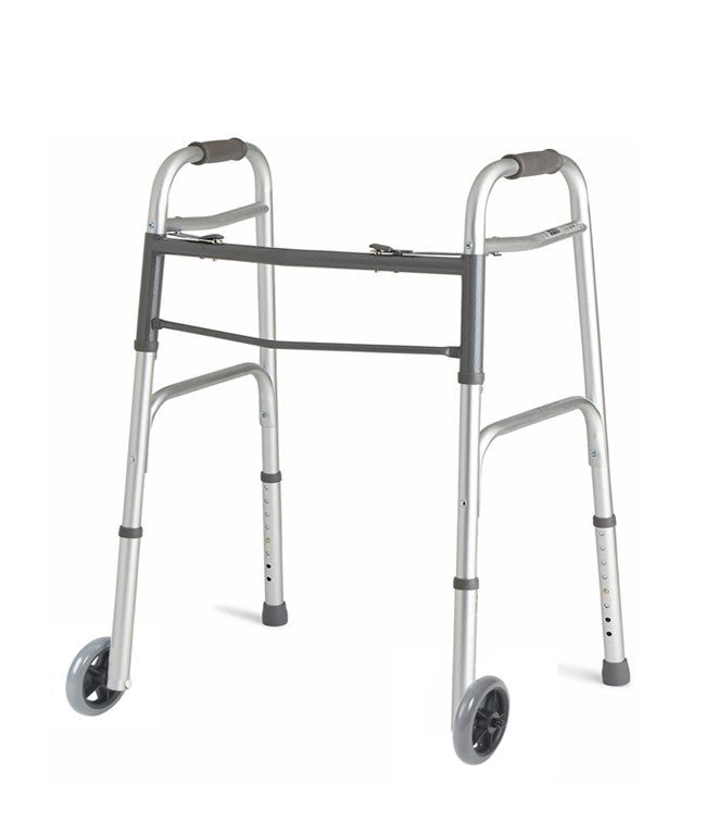 Junior Folding Walker W/Front Wheels