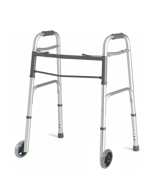 Junior Folding Walker W/Front Wheels