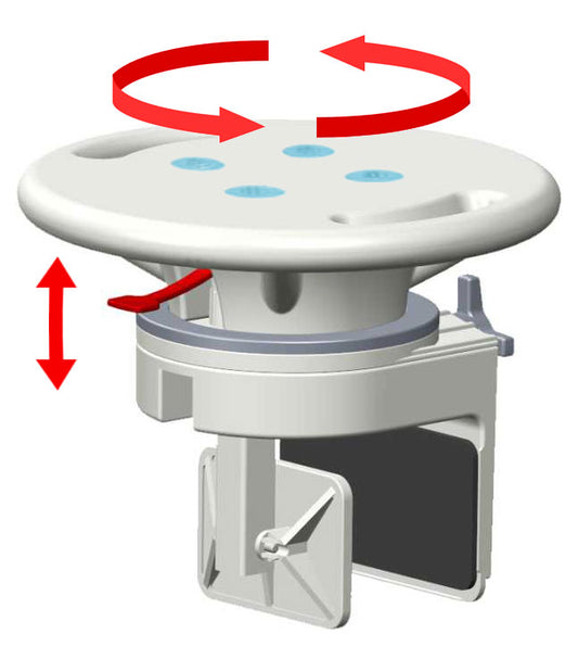 Rotating Bathtub Seat