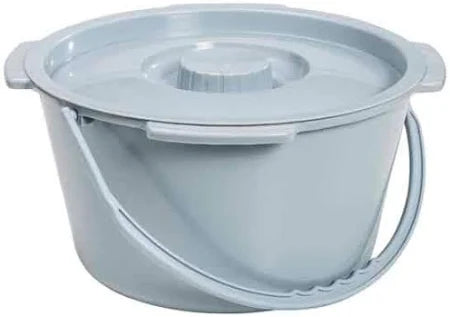 Commode Bucket w Hdl/Ld, 7.5qt